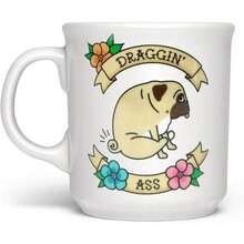 Genuine SAY ANYTHING MUG, DRAGGIN, 11 OZ Ceramic Mug, White, Dishwasher - 1 - Xem 2