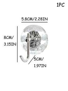 1 قطعة/3 قطع/5 قطع خطاف ذهبي/فضي، خطاف حمام، خطاف بدون ثقب، خطاف ديكوري للحمام، مناسب لمناشف، مناشف الاستحمام، كرات الاستحمام، قلائد، ساعات، يمكن استخدامه في الحمام، غرفة النوم، المكتب، غرفة المعيشة. - متعدد الألوان - مشاهدة 14