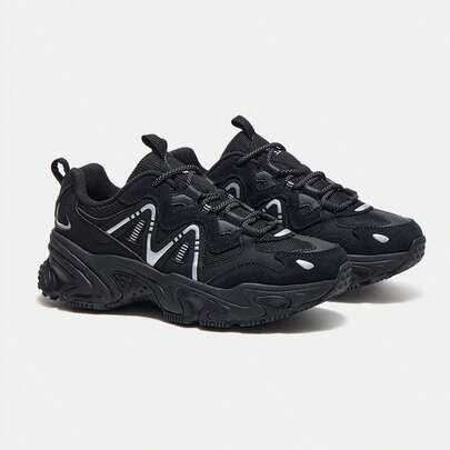 CAMEL CROWN 女士休闲运动鞋，透气、防滑、减震、厚底，适合秋冬季节穿着。