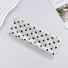 1/3/6 chiếc Băng đô chấm bi mềm mại, chống trượt dành cho nữ, phụ kiện tóc thể thao yoga co giãn, đa năng dùng hàng ngày và trong các dịp lễ, khăn trùm đầu thanh lịch cho trang phục mùa thu/đông và các ngày lễ. - Nhiều màu - Xem 12