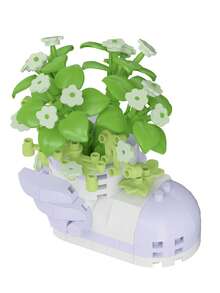 12pcs Micro Particle Cute Mini Garden Sneakers Desk Decor Flower Gift Box Plant Assembly Puzzle Toy, Realistic Preserved Flower Puzzle Toy, 3D Toy Gift For Girls, Mother's Day, Christmas, Father's Day, New Year - Multicolor - View 23
