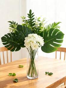 24/18/6pcArtificial Eucalyptus Leaves Stems, Fake Greenery Plants For Wedding Bouquet Wreath Vase Floral Arrangement, Home Decor Bedroom Decoration Garden Decoration,Very Suitable For Home Kitchen Flower Arrangement, Wedding Decoration, Dining Table Decoration, Birthday Themed Party Decoration