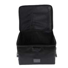 Caja organizadora de documentos, caja de almacenamiento ignífuga a prueba de agua para uso doméstico y exterior - Negro - Ver 4