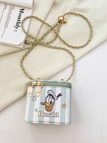 Disney 儿童包，时尚斜挎包，超迷你口红包，轻便收纳包，女孩手提包，户外旅行包，节日派对零钱包，礼品零钱包，卡通单肩包 - 單肩斜跨 - 查看 7