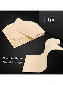 5/3/1 pieza Hojas de práctica de piel en blanco para tatuajes, piel de silicona suave de doble cara para tatuajes/cejas, 7.4x5.6 pulgadas, adecuado para principiantes en tatuajes - Multicolor - Ver 9