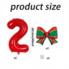 Kit arco di palloncini natalizi - palloncini rossi e dorati con fiocco natalizio a righe, palloncini in poliestere e foil, per compleanno, matrimonio, decorazione natalizia, feste invernali, forniture per feste di Natale