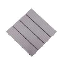 Waterproof Interlocking PVC Deck Tiles, 11Pcs Non-Slip Patio Flooring Tiles, Weather Resistant For Garden Balcony Terrace - Multicolor - View 12