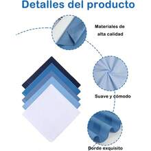 5 Piezas Pauelos Para Hombre, Ya Sea En Ocasiones De Negocios o De Ocio, Puede Usar Esta Bufanda Cuadrada De Bolsillo Para Hombres Como Accesorio General - inicial - Ver 4