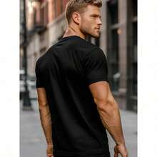 Men T-Shirts - Black - View 5
