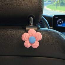 Car Headrest Hook, Cute Flower Car Seat Storage Hook For Wallets And Bags, Portable Car Wallet Hanger Decoration, Commonly Used For SUVs, Sedans, Trucks - Multicolor - View 11