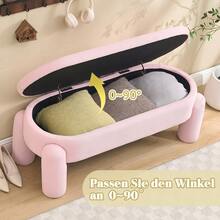 Bedroom Benches - Pink + Velvet - View 2