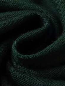GRDR Men's Long Sleeve Turtleneck Knit Sweater, Versatile For Daily Wear - Dark Green - View 5