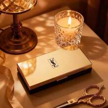 Yves Saint Laurent Golden Luxury Makeup Box - Premium Compact Case, Travel Powder Organizer, Elegant Design - Gold - View 2