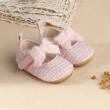 Infant Toddler Shoes, Spring/Autumn, 0-1 Years Old, 3-6-9-12 Months, Infant Girls Soft Sole Princess Walking Shoes - Pink - View 8