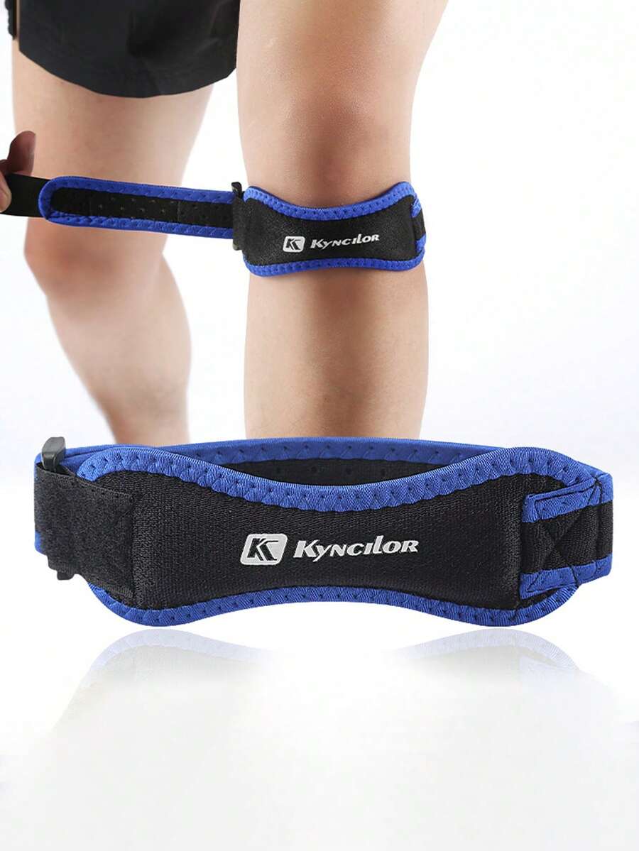 1 Professional Sports Patella Protection Strap Suitable For Men And Women's Running Fitness And Other Sports The Shock-Absorbing Knee Joint Pad Is Breathable Soft Wear-Resistant And Adjustable In Size - Multicolor - View 1