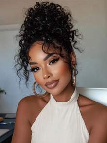 36 Inch Invisi Strap 360 Lace Wigs Human Lace Wigs 250% Density Deep Wave Lace Front Wigs Human Hair Drawstring Wig Human Hair Glueless 360 HD Full Lace Wig Brazilian 15A Curly Human Hair Wig Pre Plucked 13x4 Lace Frontal Wig For Women Natural Black Color
