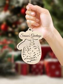 1 pezzo Ornamento natalizio personalizzato a doppio strato con nome, Calza di Natale - Ornamento natalizio personalizzato con nome 2025, Ornamenti per alberi di Natale, Decorazioni natalizie, Regali di Natale per mamma, papà, animali domestici, amici, regali per donne, amicizia, Ornamento natalizio personalizzato per famiglia