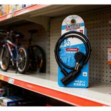 Secure Steel And PVC Bike Lock With Keys For Bike Security, Theft Protection, Bike Lock, Bike Security - 1 - Xem 6