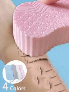 1pc Bathroom Scrubbing Sponge, Dead Skin Scrubbing Towel, Painless Scrubbing Sponge, Painless Cleaning Sponge, Bathing Ball, Summer Accessory, Soft Bathing Sponge Suitable Adults Without Skin Irritation (Color Random) - 黃色粉紅色灰色 - 查看 1