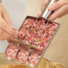 4 tubos Moldeador de albóndigas, Moldeador de albóndigas manual, Moldeador de albóndigas de cocina, Moldeador de albóndigas para el hogar, Cuchara para albóndigas, Moldeador de bolas de pescado antiadherente, Suministros de cocina, Herramienta de cocina, Accesorios de cocina - Multicolor - Ver 3