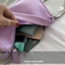 Fashionable Dumpling-Shaped Crossbody Bag, Versatile Shoulder Handbag For Women - Multicolor - View 8