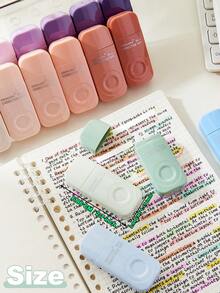 Aesthetic Beauty Correction Tape 6 PCS,For Smooth Error Covering,School Exams & Office Documents