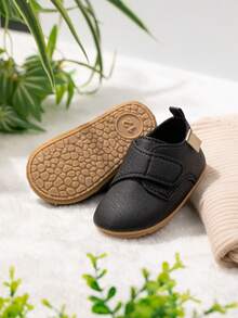 Retro Casual Sports Hook And Loop Soft Bottom Infant Boy Flat Daily Crawling Shoes