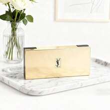 Yves Saint Laurent Golden Luxury Makeup Box - Premium Compact Case, Travel Powder Organizer, Elegant Design - Gold - View 4