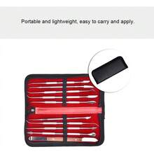 ZJchao Kit de Escultura de Cera, 10 Piezas Kit de Escultura de Metal Portátil Decoración de Joyería Juego de Herramientas de Tallado de Cera Tallado de Tallado Herramientas de Procesamiento - 1 - Ver 6