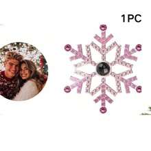 1Pc Custom Christmas Tree Personalized Photo Decoration, Personalized Snowflake Projection Pendant Christmas Decoration, Popular New Christmas/New Year's Day/Holiday Decoration In 2025, Personalized Home Decoration For Christmas And New Year's Day, Family Commemorative Gifts For Family/Friends/Pets,Christmas Gift Supplies - Multicolor - View 30