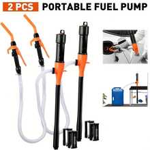 1 Piece Portable Fuel Pump, Multipurpose Plastic Siphon Fuel Transfer Pump, Electric Fuel Pump For Fuel, Water, Liquid Transfer, Battery Not Included Auto Repair Tools & Equipment Fuel Delivery & Lubrication Products Funnels Auto Parts, Car Supplies > Car Repair Tools > Vehicle Repair Workshop Equipment > Fuel Transfer Pumps - Multicolor - View 2