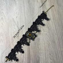 1pc Women's Vintage Lace Necklace, Suitable For Party Occasions