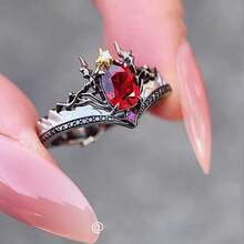 In The Name Of Love ~ Love And Deep Space Character Design Ring - Fashionable Niche Jewelry - Game Peripheral Jewelry - QC龍角戒指 - 查看 13