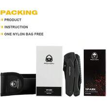 Alicate de chispa de ROXON CM1349, alicate multifuncional portátil y práctico para acampar en un entorno silvestre y supervivir al aire libre - 1 - Ver 2