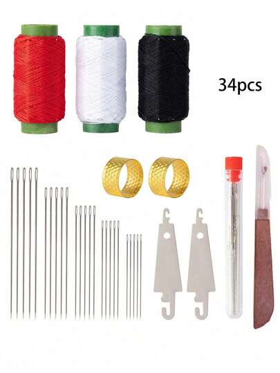 Embroidery Needles Set, Hand Sewing Needles Set, Sharp Rust-Resistant Steel Embroidery Needles, Portable Sewing Supplies Accessories Including Embroidery Floss, Cross Stitch Thread, Yarn, Tapestry, And Fabric Mending Thread, Ideal Gift For Family, Friends, Adults, Beginners, And Travelers