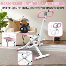 Foldable Squat Machine For Home, For Glute Training With Resistance Bands, For Glutes, Thighs, Abdomen, Back And Legs, And Hip Thrust.