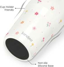 Pink Bow Stainless Steel Straw Lid Tumbler 30oz With Carry Handle For Women Girls, Insulated Travel Coffee Cup, Gift For Sports Outdoor Workout Christmas Birthday - 花的 - 查看 3