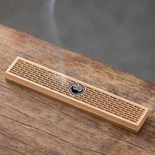 1 pièce Porte-encens et brûleur d'encens porte-bonheur (encens non inclus), brûleur d'encens de bureau pour la maison/intérieur/bureau, en alliage, porte-encens et accessoires pour l'aromathérapie du yoga - Multicolore - Voir 14