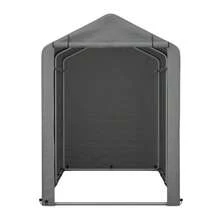 Bicycle Garage Tool Shed 187x100x160 Cm, Garden Shed Garage Tent Storage Tent, Dark Gray
