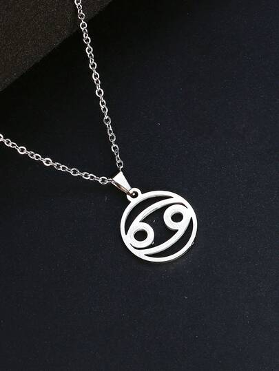 قلادة قلادة برج السرطان، هدايا مجوهرات برج الأبراج للنساء، صديقتها، مريحة ومتعددة الاستخدامات، بسيطة وأنيقة، قلادات نسائية عصرية للارتداء اليومي، الحفلات، اكسسوارات المجوهرات، هدايا فاخرة للنساء