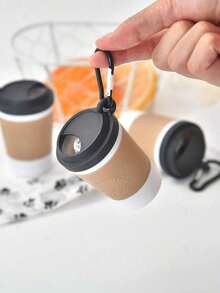 1个/2个装咖啡杯宠物粪便袋分配器，便携式户外遛狗粪便袋支架（不含粪便袋） - 彩色 - 查看 8