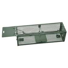 Cárcel de trampa para ratones para interiores - Diseño de puertas dobles, marco de metal con agujeros de ventilación, no necesita batería, capturador automático continuo eficiente para uso doméstico, trampas para ratones para el hogar. - Verde - Ver 4