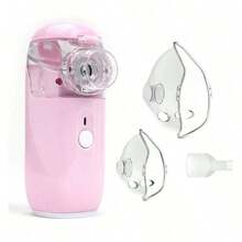1 pieza El rosa Mini Nebulizador  Nebulizador Portatil, Nebulizador Adulto. Inhalador Eléctrico Silencioso Nebulizador de Mano,SaludCuidado personalCuidado Oral y NasalCuidado NasalMini Nebulizador Portatil De Mano Uso Facil De Inhalacion, Nebulizador a Motor,Autolubricado - Rosa - Ver 4