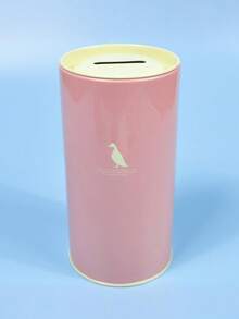 圆形金属小猪存钱罐，饰有多色动物图案（例如羚羊、大象、海豚），也可作笔筒使用，适合学生、返校季、毕业季、办公桌装饰，也是情人节、斋月期间的绝佳礼物。 - 彩色 - 查看 23