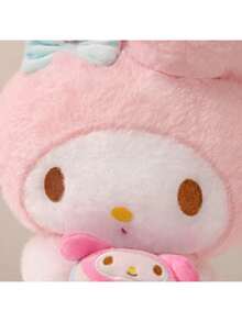 Miniso Sanrio My Melody Sandwich Cookie Stând Figură Jucărie de Pluș Ultra-Moale Colorat Desene Animate Drăguț Păpușă de Pluș Acasă Canapea Dormitor Decor Pentru Paște Ziua de Naștere Petrecere de Crăciun Favoruri Cadou 30cm/11.81in - Roz - Vizualizare 8