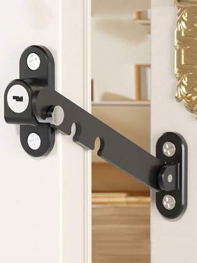 1个家用窗户限位器防风钩窗户通风限制器固定安全锁窗户防风支撑扣