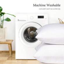 2 Pack Natural Feather Down Throw Pillow Inserts, Couch Cushion, Sham Stuffer,  Square Polyester White Decorative Pillows For Couch Bed Sofa Patio Furniture-14*22in/20*20in/22*22in/24*24in - 白色 - 查看 7