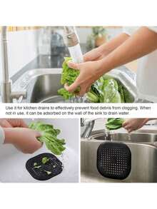 4pcs Shower Anti-Clog Drain Hair Collector, Filter, Bathtub Stopper, Household Drain Protector With Suction Cup Sink Drain Cover For Bathroom Bathtub And Kitchen