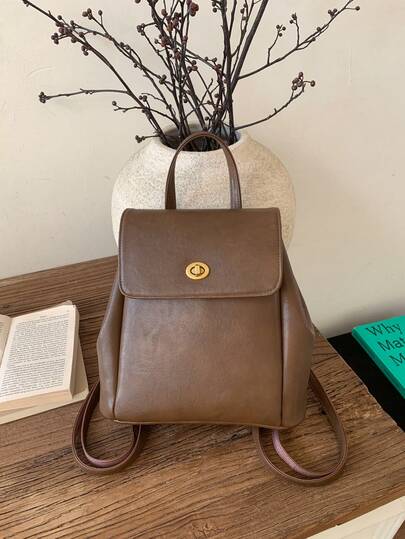 Minimalist Backpack For Women 2025 Autumn/Winter, Large Capacity Commuter Backpack Suitable For Shopping, Wallet, University Students, Young Women, Office, School, Work, Business, Outdoor Activities, Travel