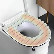 Toilet Covers - Heated Toilet Toilet Warmer Temperature Adjustable Toilet Pad Winter Toilet Cover Pad Warmer Powered Heating Warm Toilet Cover Toilet - Verde - Ver 7